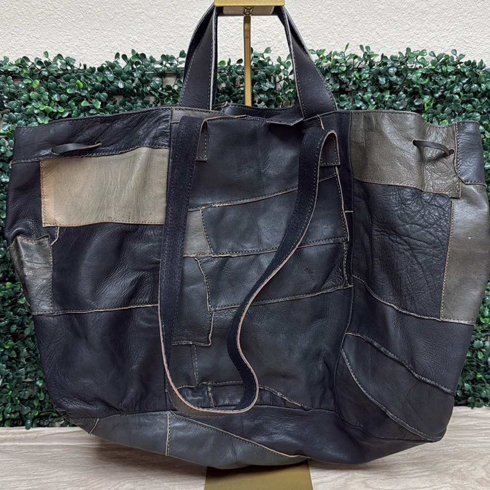 Savant Studios Artisanal Leather Patchwork Tote - image 1